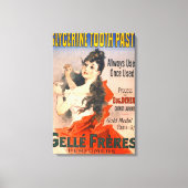 Vintag Toothpaste Ad 1889 Leinwanddruck (Vorderseite)