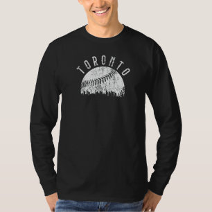 Vintag Toronto Ontario Skyline Apparel T-Shirt