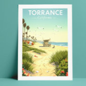 Vintag Torrance California Postkarte