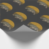 Vintag Tortoise Lover Retro Turtle Geschenkpapier (Ecke)