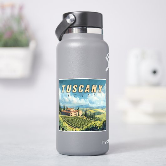 Vintag Toskana Italien Aufkleber (HydroFlask)