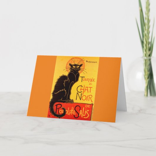 Vintag Tournee de Chat Noir Black Cat Ankündigung (Vorderseite)