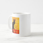 Vintag Tournee de Chat Noir Black Cat Kaffeetasse (Vorderseite Links)