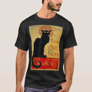 Vintag Tournee du Chat Noir Black Cat T-Shirt