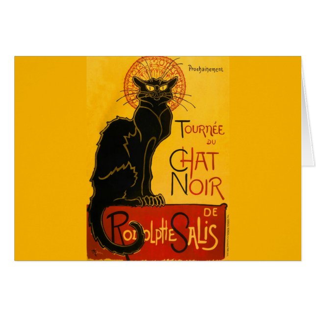 Vintag Tournée Du Chat Noir Theophile Steinlen (Vorderseite (Horizontal))