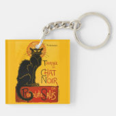 Vintag Tournée Du Chat Noir Theophile Steinlen Schlüsselanhänger (Rückseite)