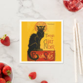 Vintag Tournée Du Chat Noir Theophile Steinlen Serviette (Beispiel)