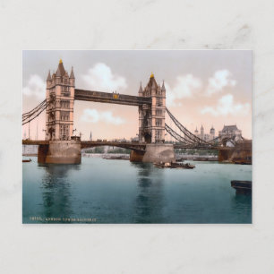 Vintag Tower Bridge London England Postkarte