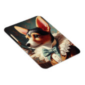 Vintag Toy Fox Terrier Painting Magnet (Rechte Seite)