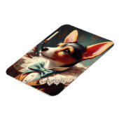 Vintag Toy Fox Terrier Painting Magnet (Linke Seite)
