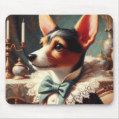 Vintag Toy Fox Terrier Painting Mousepad (Vorne)