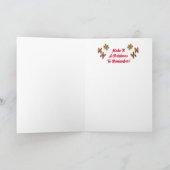 Vintag Toys Retro Weihnachtskarte Feiertagskarte (Innenseite)