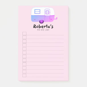 Vintag Trailer Camper Lebensmittelgeschäft bis DO  Post-it Klebezettel