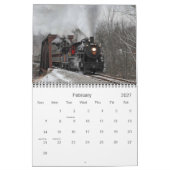 Vintag TRAINS CALENDAR Kalender (Feb 2027)