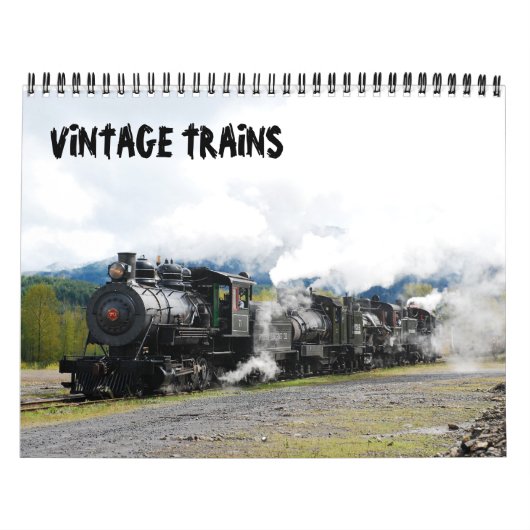 Vintag TRAINS CALENDAR Kalender (Titelbild)