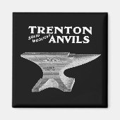 Vintag Trenton Anvil Blacksmithing Magnet (Vorne)