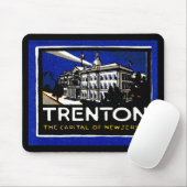 Vintag Trenton NJ Poster Mousepad (Mit Mouse)