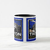 Vintag Trenton NJ Poster Tasse (Zentrum)