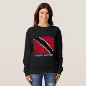 Vintag Trinidad und Tobago Sweatshirt (Vorne ganz)