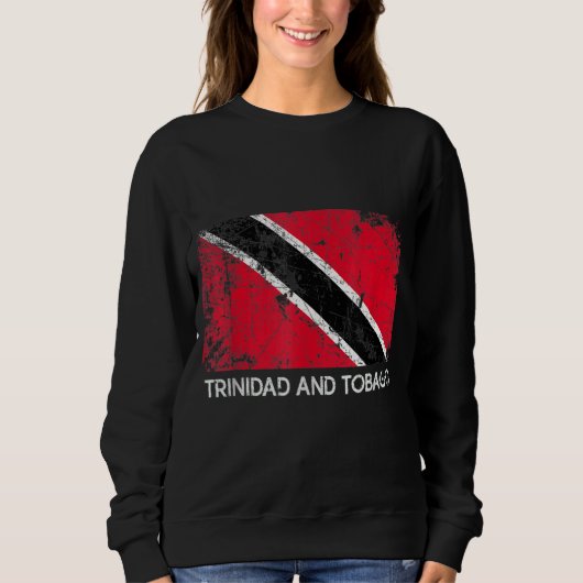 Vintag Trinidad und Tobago Sweatshirt (Vorderseite)