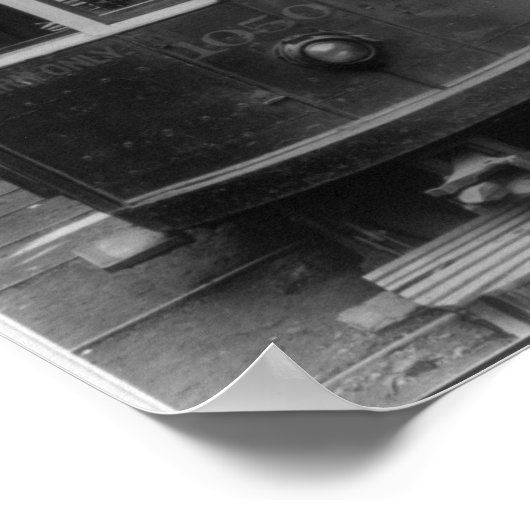 Vintag Trolley Poster (Ecke)