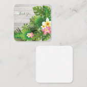 Vintag Tropical Hawaii Vielen Dank Mitteilungskarte (Vorne/Hinten)