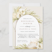 Vintag Tropics Zeremonie Probe Abendessen Einladung (Vorderseite)