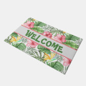 Vintag tropisch fußmatte (Schrägansicht)