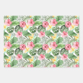 Vintag tropisch geschenkpapier set (Vorderseite)