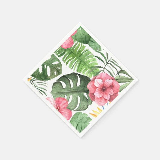 Vintag tropisch serviette (Ecke)