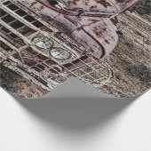 Vintag Truck Austin Geschenkpapier (Ecke)