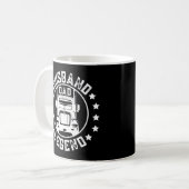 Vintag Trucker Vater Quote Sprichwort Kaffeetasse (Vorderseite Links)