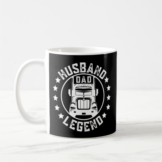 Vintag Trucker Vater Quote Sprichwort Kaffeetasse (Links)