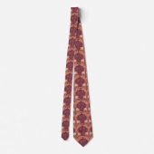 Vintag Tulip Art Nouveau Neck Tie Krawatte (Rückseite)