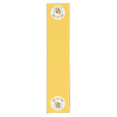 Vintag Tulips Table Runner Kurzer Tischläufer (Vorderseite)