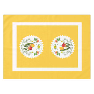 Vintag Tulips Tableclout Tischdecke