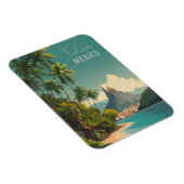 Vintag Tulum Mexico Reisen Magnet (Rechte Seite)