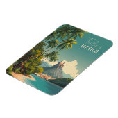 Vintag Tulum Mexico Reisen Magnet (Linke Seite)