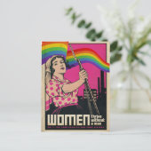 Vintag tun Sie es für Ihre Schwestern Postkarte (Stehend Vorderseite)