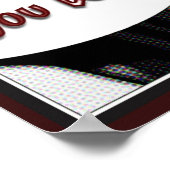 Vintag tun, was Sie Liebe Poster (Ecke)