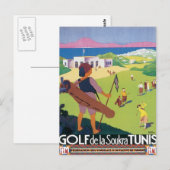 Vintag Tunis Tunis Postkarte (Vorne/Hinten)