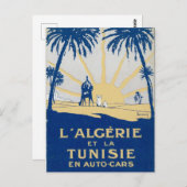 Vintag Tunisie Travel Postcard Postkarte (Vorne/Hinten)