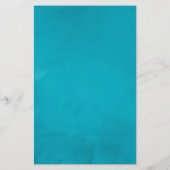 Vintag türkisfarben und goldfarbene Hochzeitsreise (Rückseite)