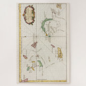 Vintag Turks- und Caicos-Karte (1764) Puzzle (Vertikal)