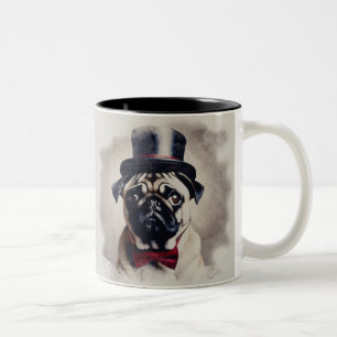 Vintag Tux Mops Tasse