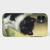 Vintag Tuxedo Kitten Illustration Case-Mate iPhone Hülle (Rückseite (Horizontal))