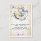 Vintag über dem Mond Bücher für Baby Begleitkarte (Vorderseite)