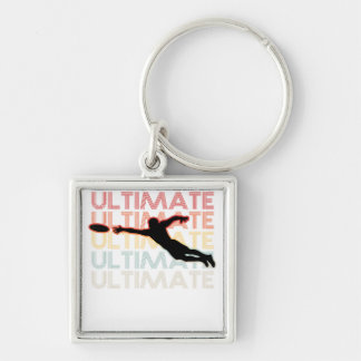 Vintag Ultimate Frisbee Sport Retro Schlüsselanhänger