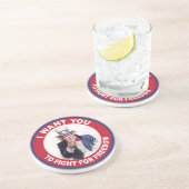 Vintag Uncle Sam I WOLL YOU Untersetzer (Seite)