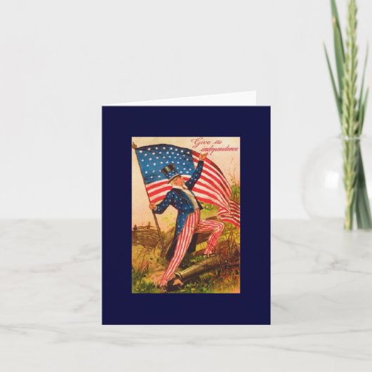 Vintag Uncle Sam Karte (Vorderseite)